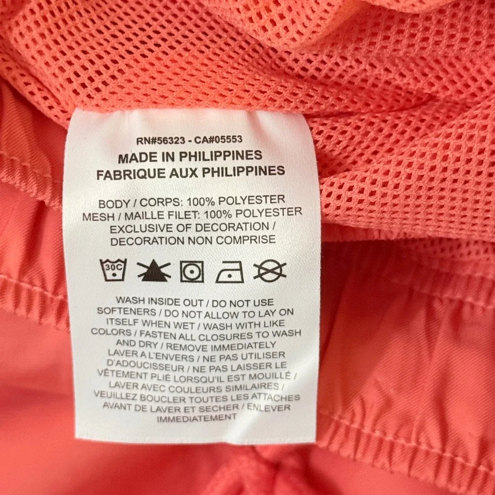 Nike Mens Swim Trunks Coral Orange Mesh Lined Board Shorts XL RN56323